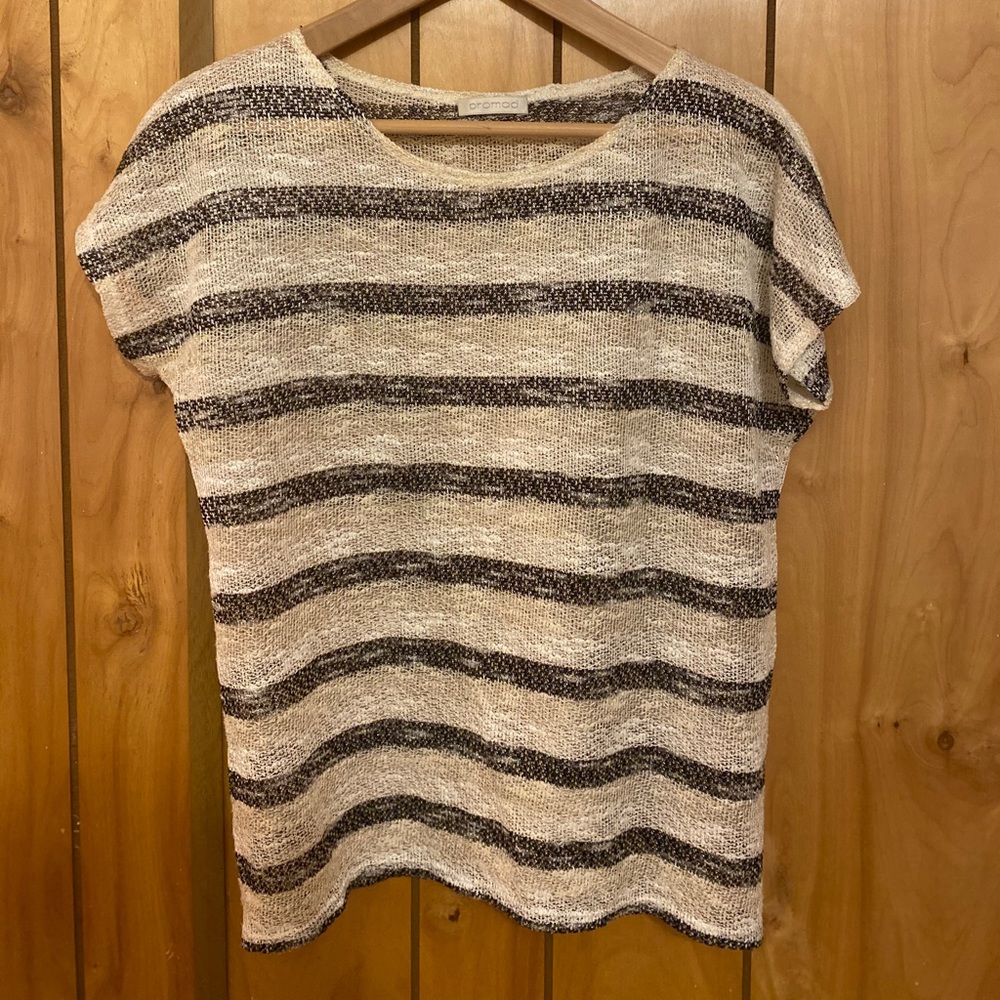 promod Striped Knit Top